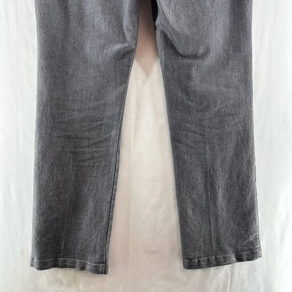 Gloria Vanderbilt Jeans Size14 Classic Straight Stretch Denim Cotton Blend Gray - Picture 5 of 11